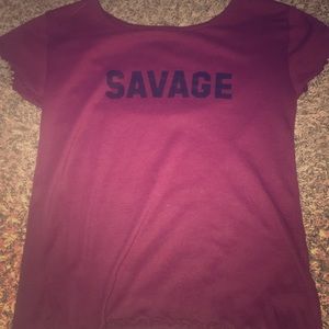 A nice fitting T-shirt with ruffles